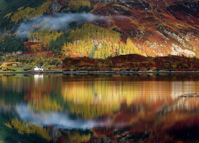 Loch Morlich, Cairngorms in autumn
