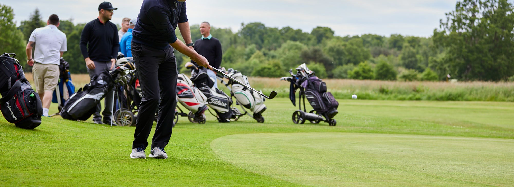 golfers at Linden Hall