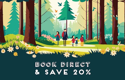 Book Direct and Save 20% this spring