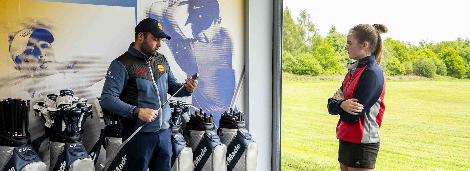 The golf driving range at Linden Hall The golf driving range at Linden Hall