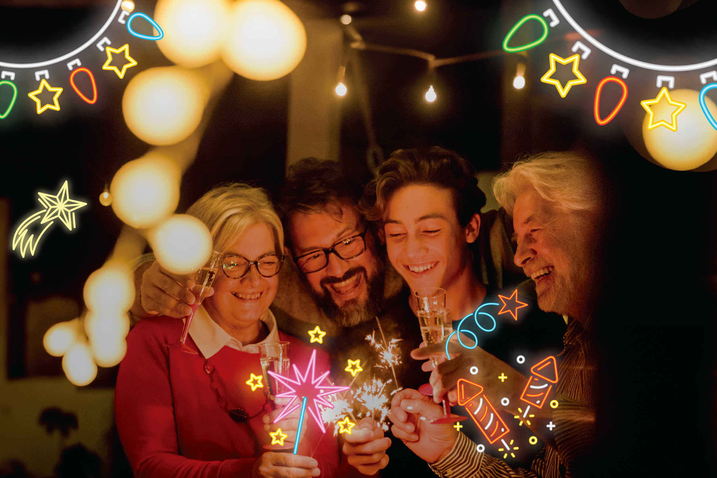 Celebrating the New Year at Alveston Manor
