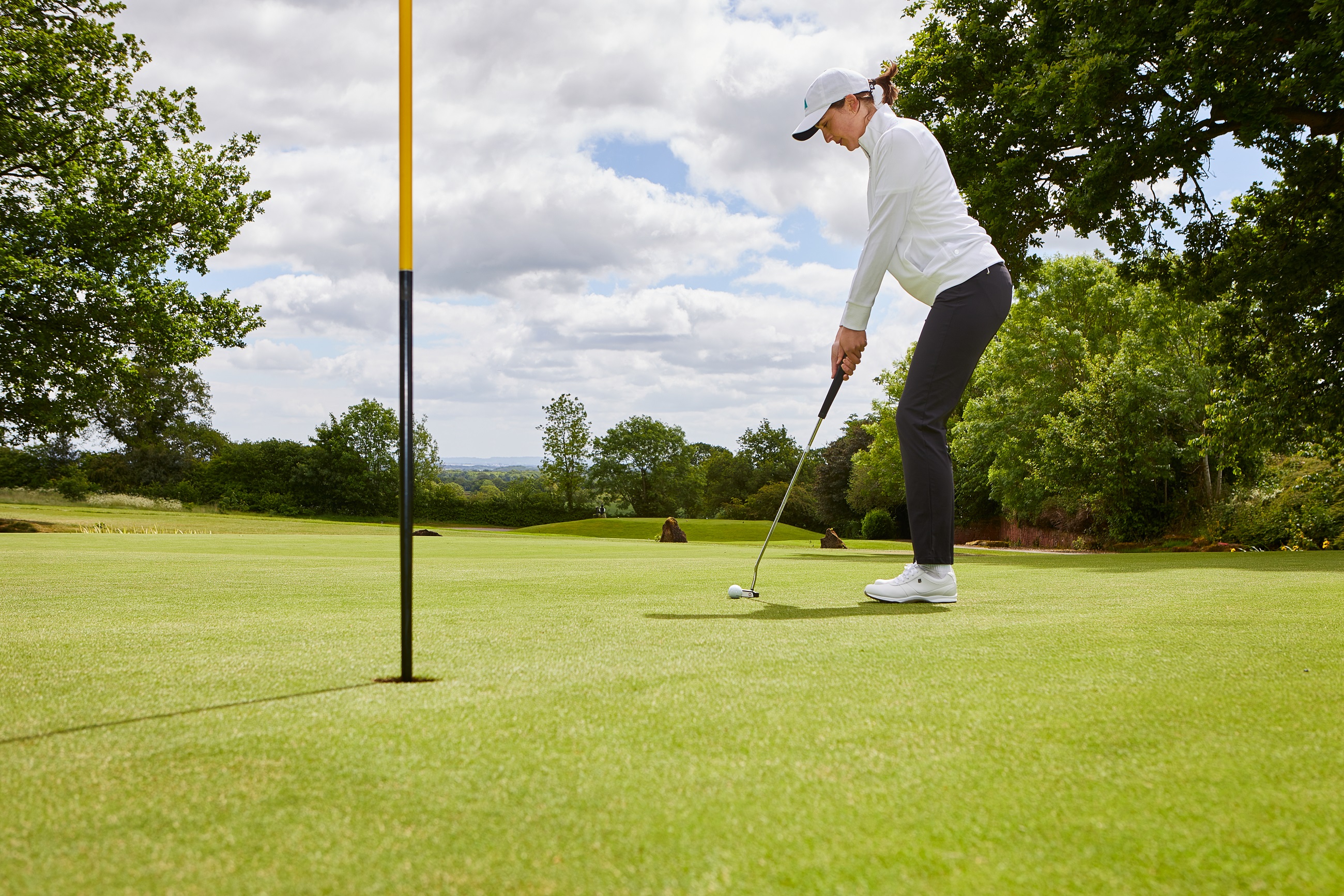Putting on the 14th hole at Portal Golf & Spa Resort