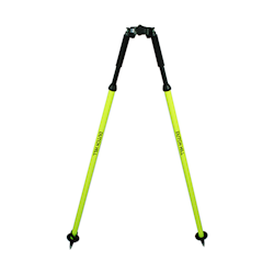 Aluminum land surveyors bipod