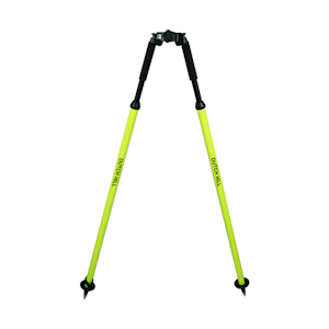 Aluminum land surveyors bipod