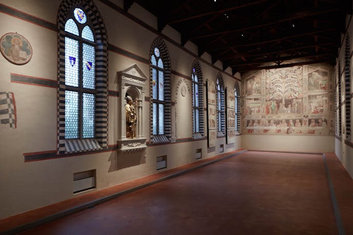 Interno del Cenacolo. Firenze, Santa Croce, complesso monumentale