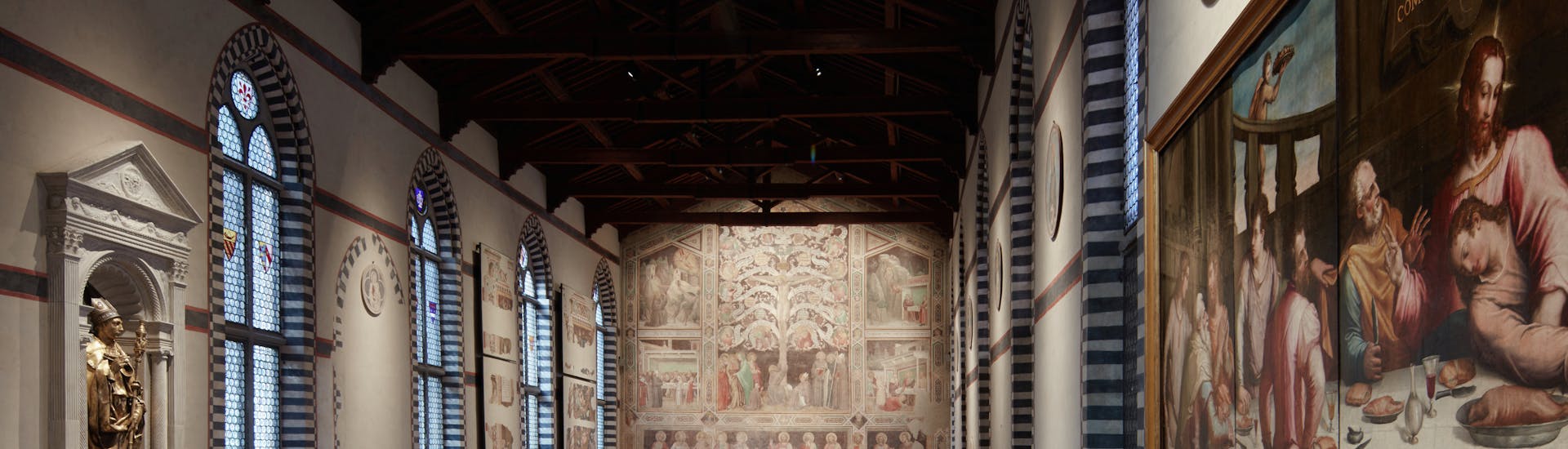 Interno del Cenacolo. Firenze, Santa Croce, complesso monumentale Interno del Cenacolo. Firenze, Santa Croce, complesso monumentale