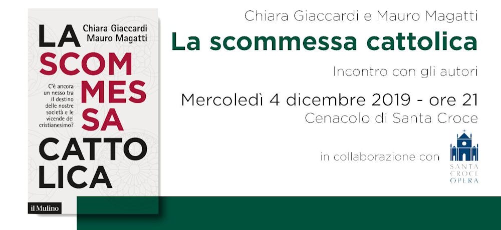 La scommessa cattolica presentazione del libro nel cenacolo di Santa Croce