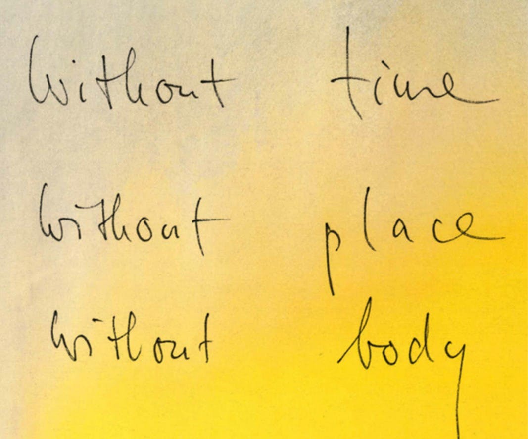 Mostra Without Time, Without Place, Without Body di Wolfgang Laib Mostra Without Time, Without Place, Without Body di Wolfgang Laib