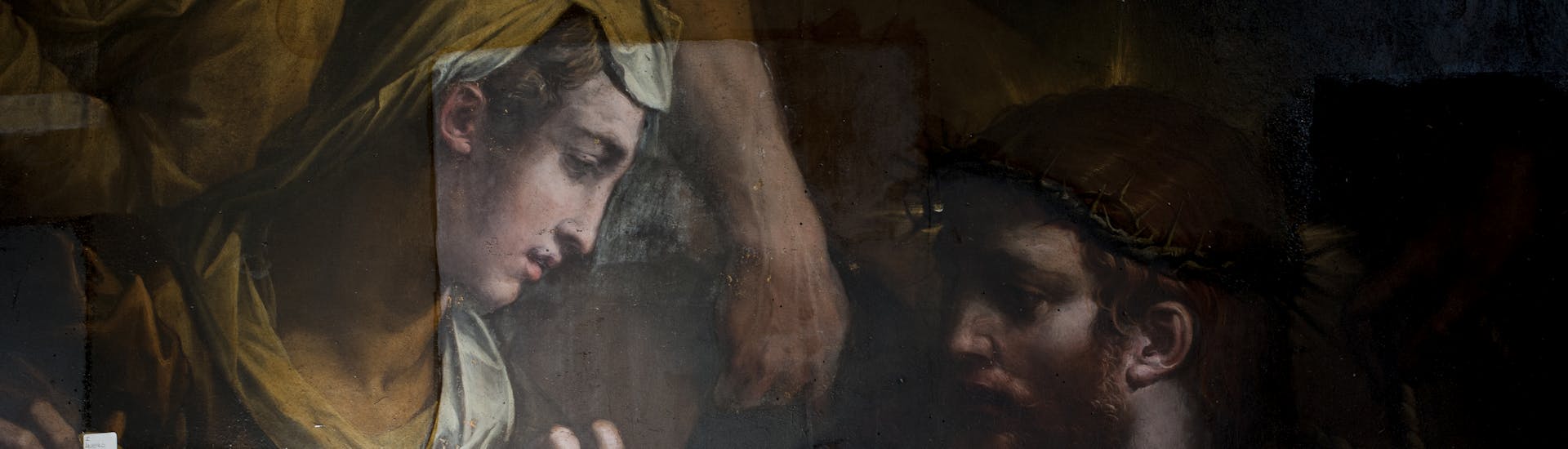 Intervento di restauro sulla “Andata al Calvario e incontro con la Veronica” di Giorgio Vasari. Firenze, Santa Croce, navata destra, altare Buonarroti Intervento di restauro sulla “Andata al Calvario e incontro con la Veronica” di Giorgio Vasari. Firenze, Santa Croce, navata destra, altare Buonarroti