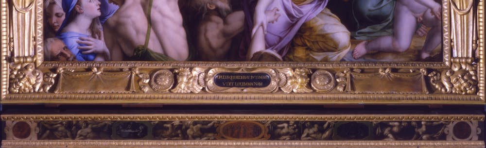 Bronzino, Altar step from Christ's Descent into Limbo Bronzino, Altar step from Christ's Descent into Limbo