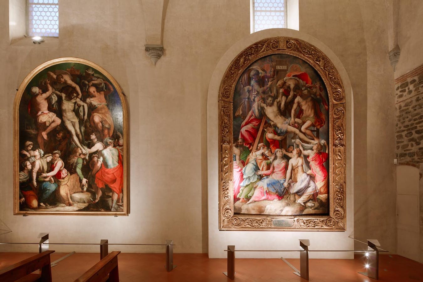 South wall of the Medici Chapel