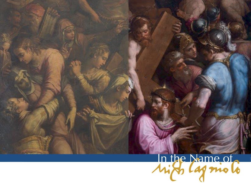 In the name of Michelangelo. Prima e dopo del restauro della pala di Giorgio Vasari