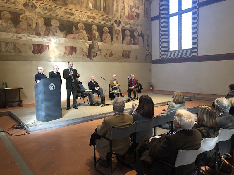 La presentazione del volume postumo di Pina Ragionieri nel Cenacolo di Santa Croce a Firenze La presentazione del volume postumo di Pina Ragionieri nel Cenacolo di Santa Croce a Firenze