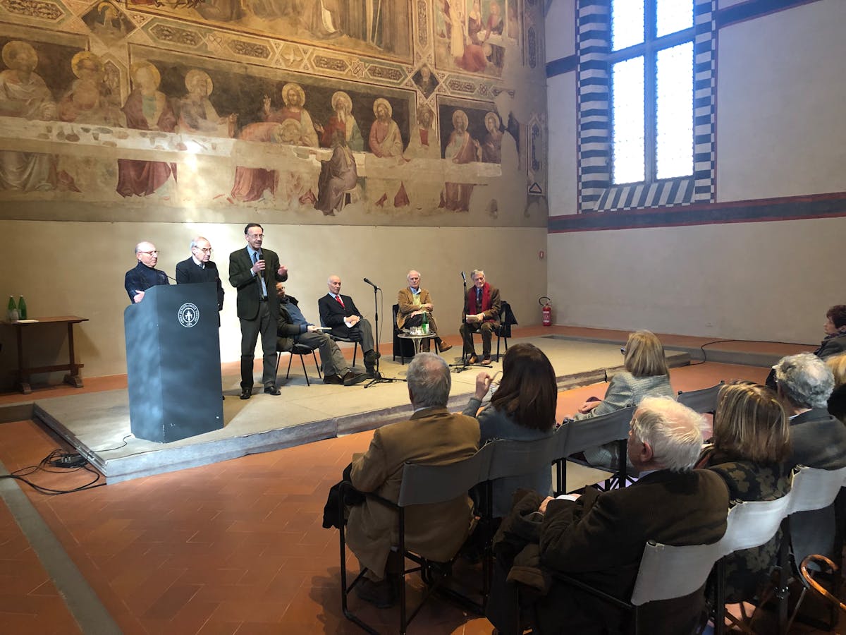 La presentazione del volume postumo di Pina Ragionieri nel Cenacolo di Santa Croce a Firenze La presentazione del volume postumo di Pina Ragionieri nel Cenacolo di Santa Croce a Firenze