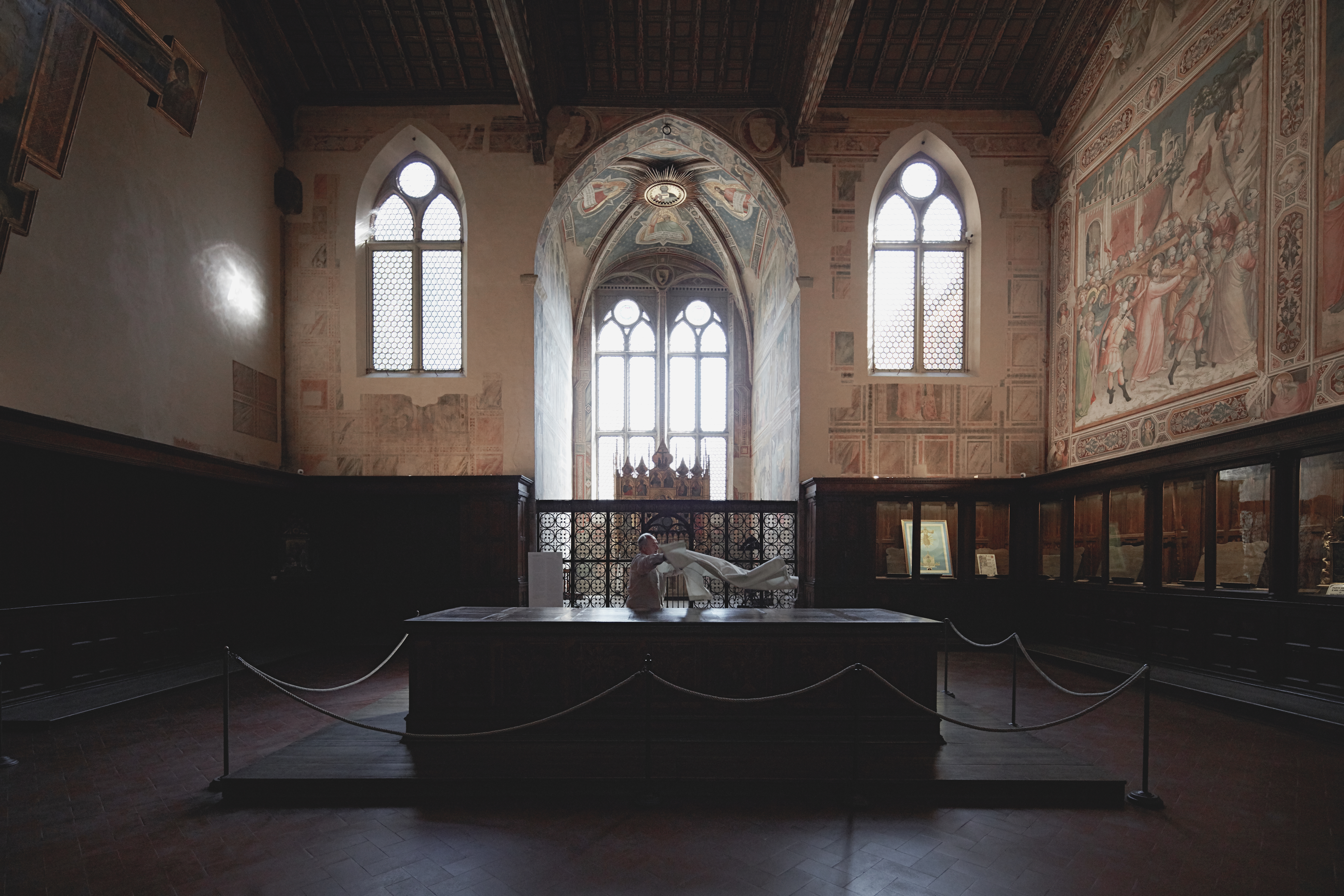 Interno della sagrestia. Firenze, Santa Croce, complesso monumentale