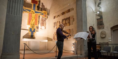 Strings city 2019 Le viole dell'ORT nella Cappella Cerchi a Santa Croce, Firenze Strings city 2019 Le viole dell'ORT nella Cappella Cerchi a Santa Croce, Firenze