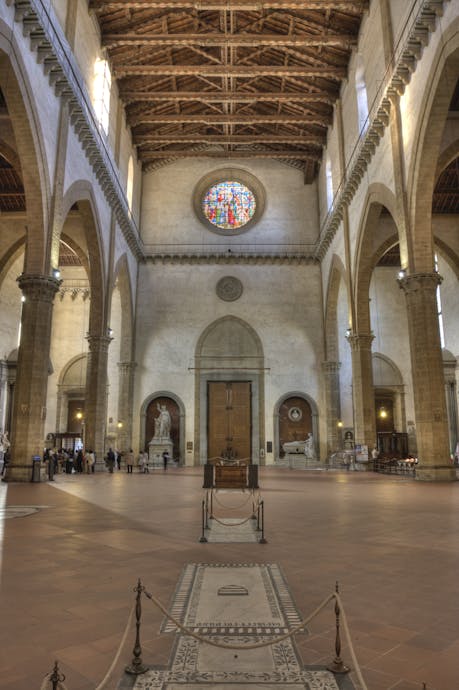 Inner façade of the Basilica