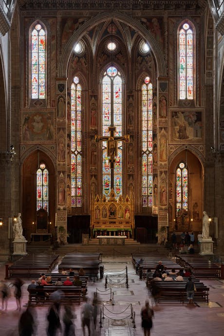 Interno della basilica di Santa Croce Interno della basilica di Santa Croce