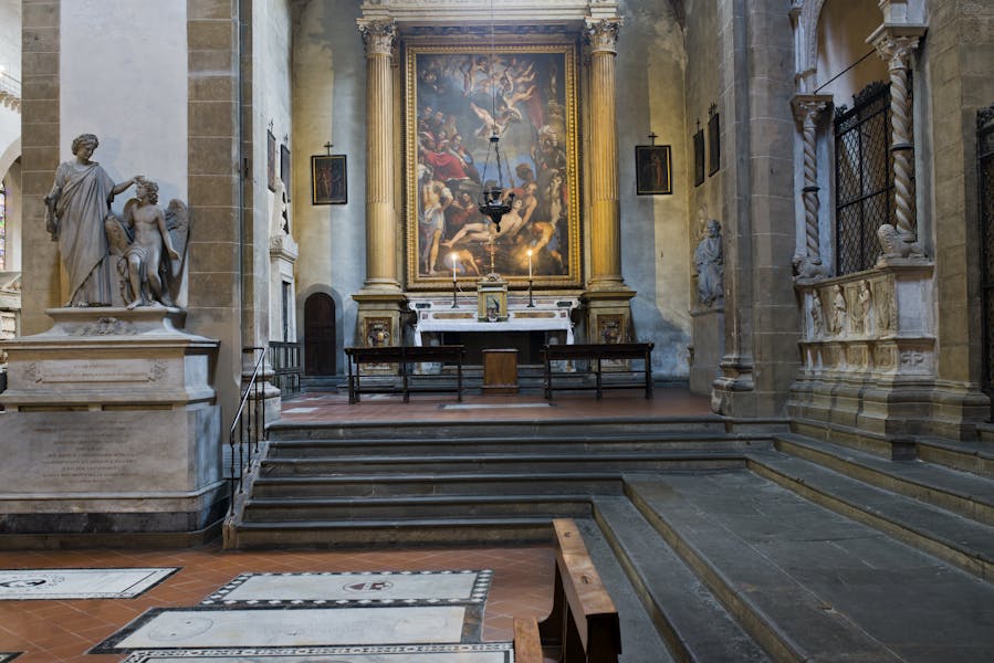 Interno della cappella Salviati. Firenze, Santa Croce, transetto sinistro