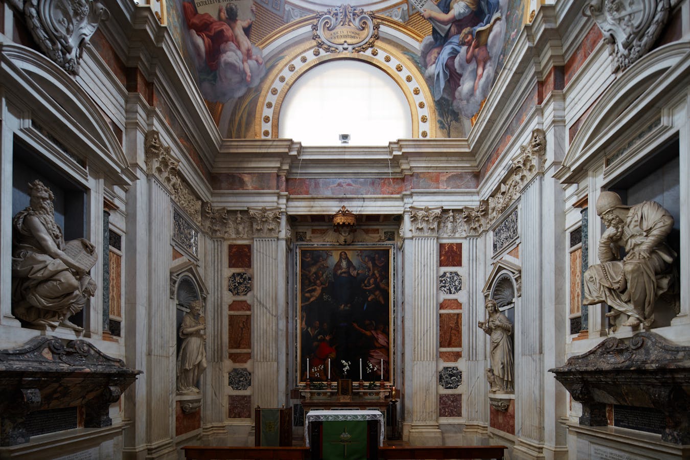 Interno della cappella Niccolini. Firenze, Santa Croce, transetto sinistro, cappella Niccolini