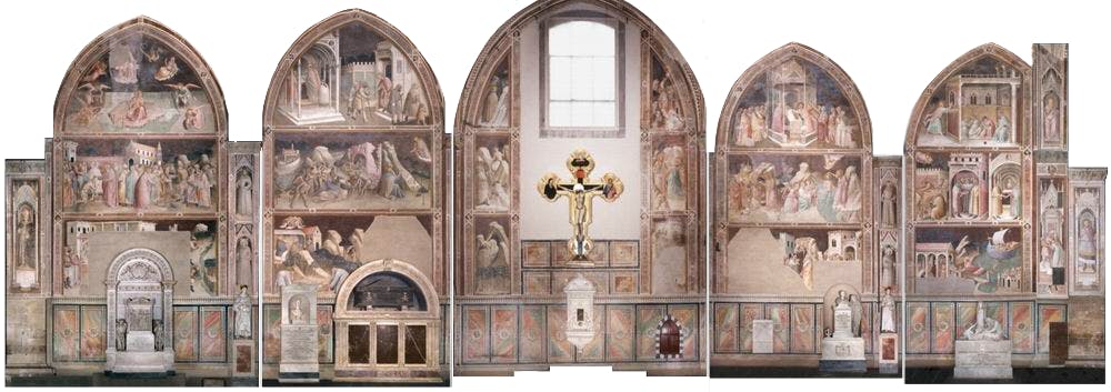 View of the Castellani Chapel. Basilica of Santa Croce, south transept