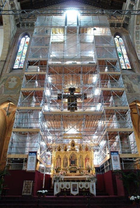 Restoration site, Chancel Chapel Restoration site, Chancel Chapel