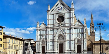 Facciata della basilica. Firenze, Santa Croce Facciata della basilica. Firenze, Santa Croce