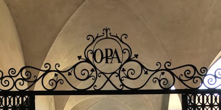 Cancello d'ingresso del secondo chiostro. Firenze, Santa Croce Cancello d'ingresso del secondo chiostro. Firenze, Santa Croce