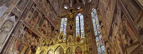 Interno della cappella Maggiore. Firenze, Santa Croce, transetto