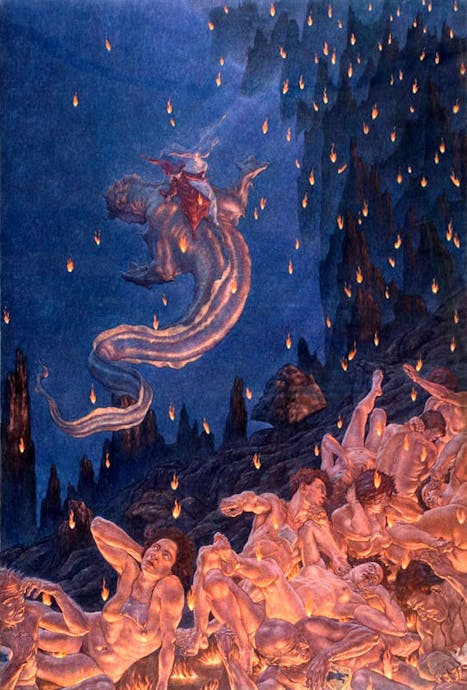 Amos Nattini, illustrazione della Divina Commedia