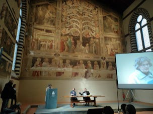 La Presidente dell'Opera di Santa Croce Cristina Acidini