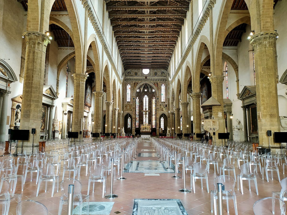The Basilica is ready for Sunday's Holy Mass