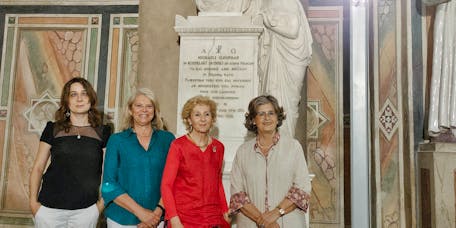 Presentazione del restauro della tomba di Oginski in cappella Castellani. mazzocchi, Rosa, Giudizi, Acidini Presentazione del restauro della tomba di Oginski in cappella Castellani. mazzocchi, Rosa, Giudizi, Acidini