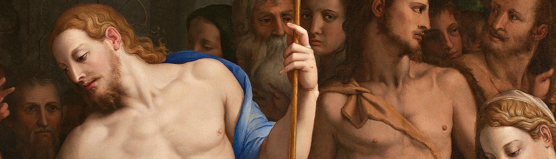 Bronzino, “Discesa di Cristo al Limbo”, particolare, 1552, olio su tavola. Firenze, Santa Croce, cappella Medici Bronzino, “Discesa di Cristo al Limbo”, particolare, 1552, olio su tavola. Firenze, Santa Croce, cappella Medici