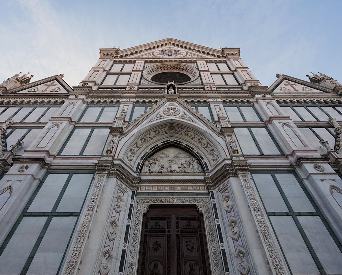 Facciata della basilica di Santa Croce