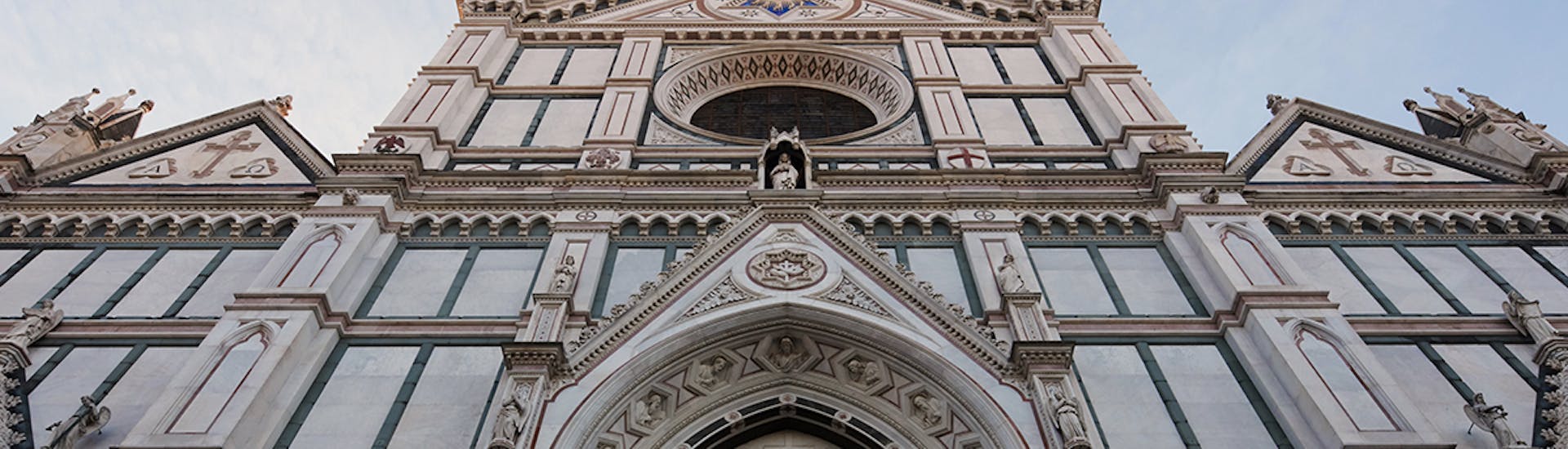 Facciata della basilica di Santa Croce Facciata della basilica di Santa Croce