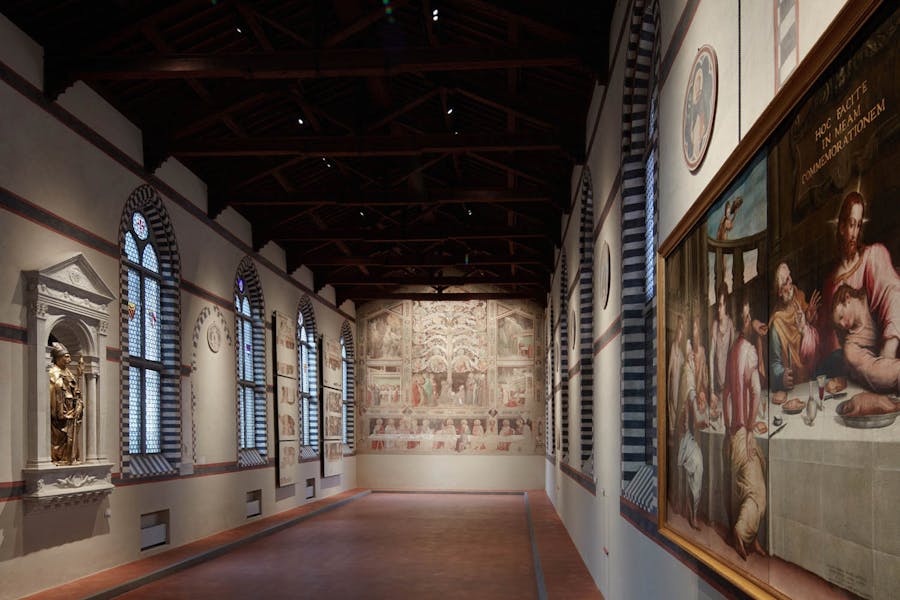 Interno del Cenacolo, complesso monumentale di Santa Croce, Firenze Interno del Cenacolo, complesso monumentale di Santa Croce, Firenze