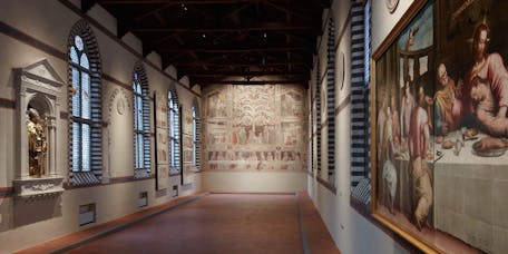 Interno del Cenacolo, complesso monumentale di Santa Croce, Firenze Interno del Cenacolo, complesso monumentale di Santa Croce, Firenze