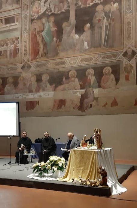 L'incontro con Franco Cardini, padre Enzo Fortunato e padre Giancarlo