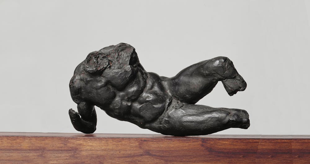 Michelangelo Buonarroti, Study for a fluvial god. Florence, Casa Buonarroti