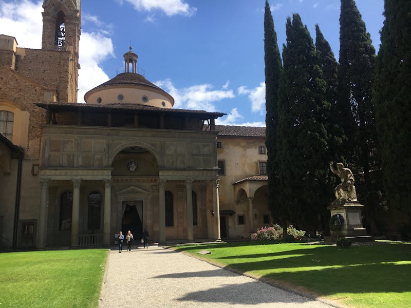 First cloister - Pazzi Chapel First cloister - Pazzi Chapel