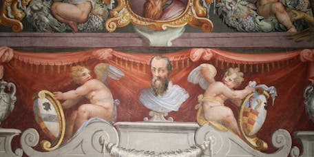 Giorgio Vasari's bust. Vasari's House in Florence Giorgio Vasari's bust. Vasari's House in Florence