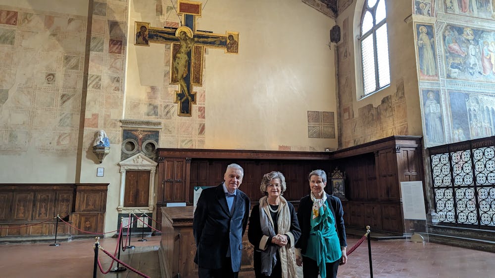 da sx Paolo Mariani, Cristina Acidini, Maria Grazia Sironi