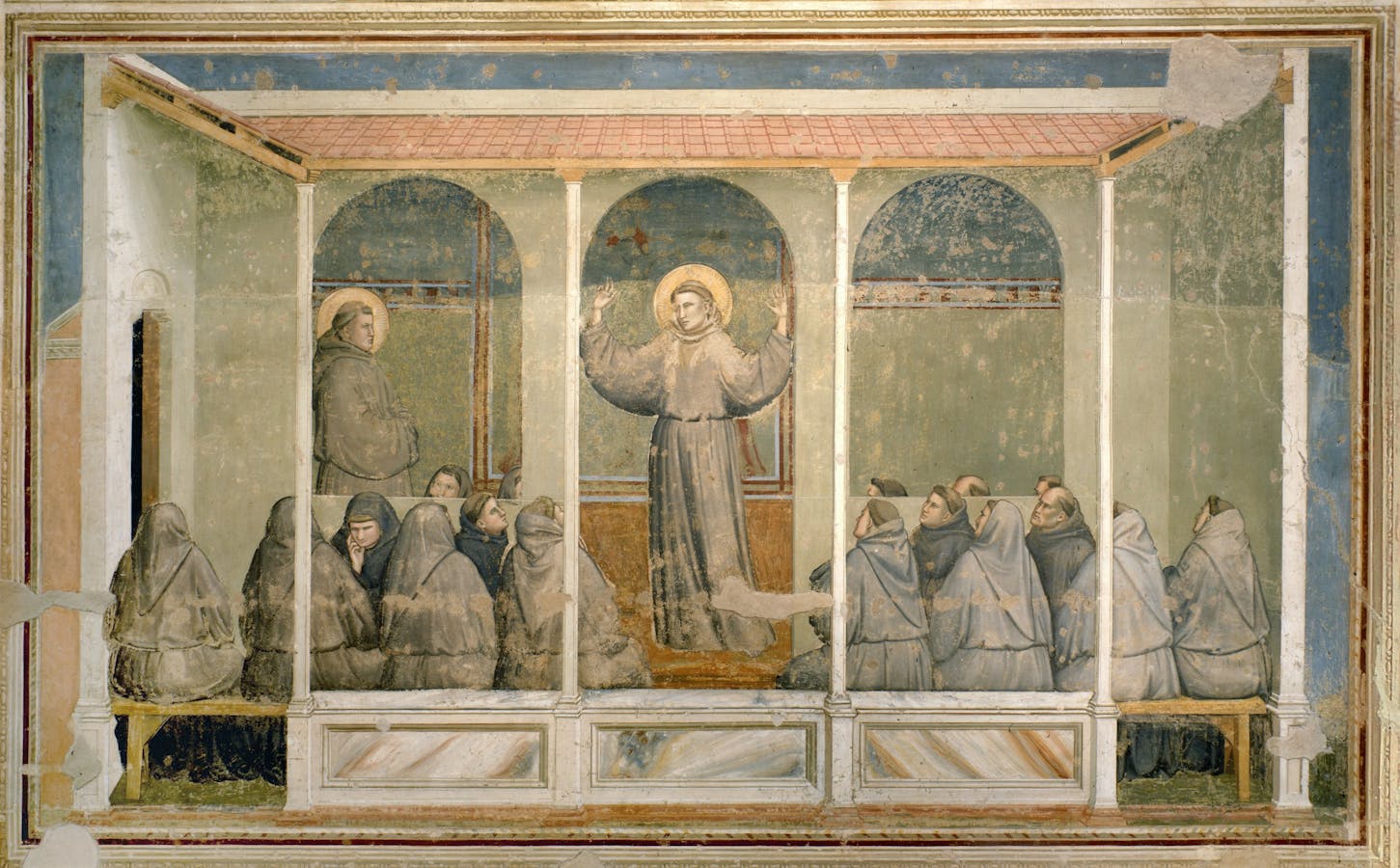 Saint Frances appears at the Chapter of Arles during a sermon of Sant’Antonio da Padova
