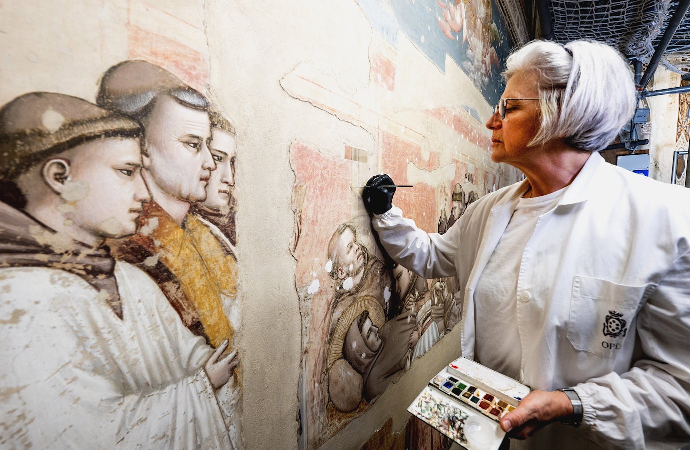 Maria Rosa Lanfranchi at work