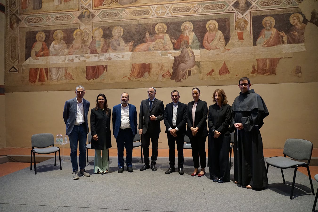 Foto di gruppo in Cenacolo