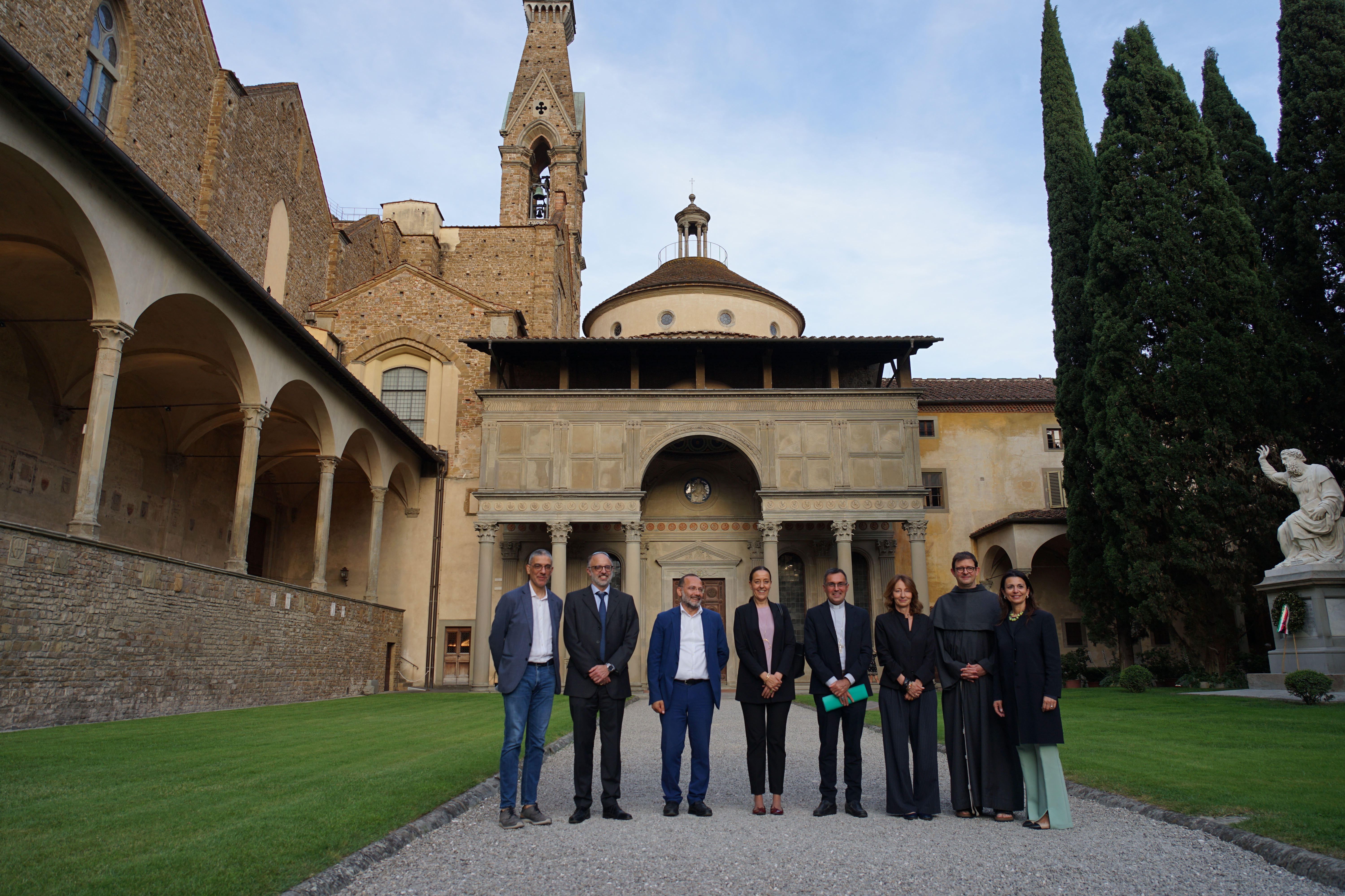 Foto di gruppo cappella Pazzi