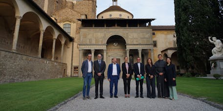 Foto di gruppo cappella Pazzi Foto di gruppo cappella Pazzi