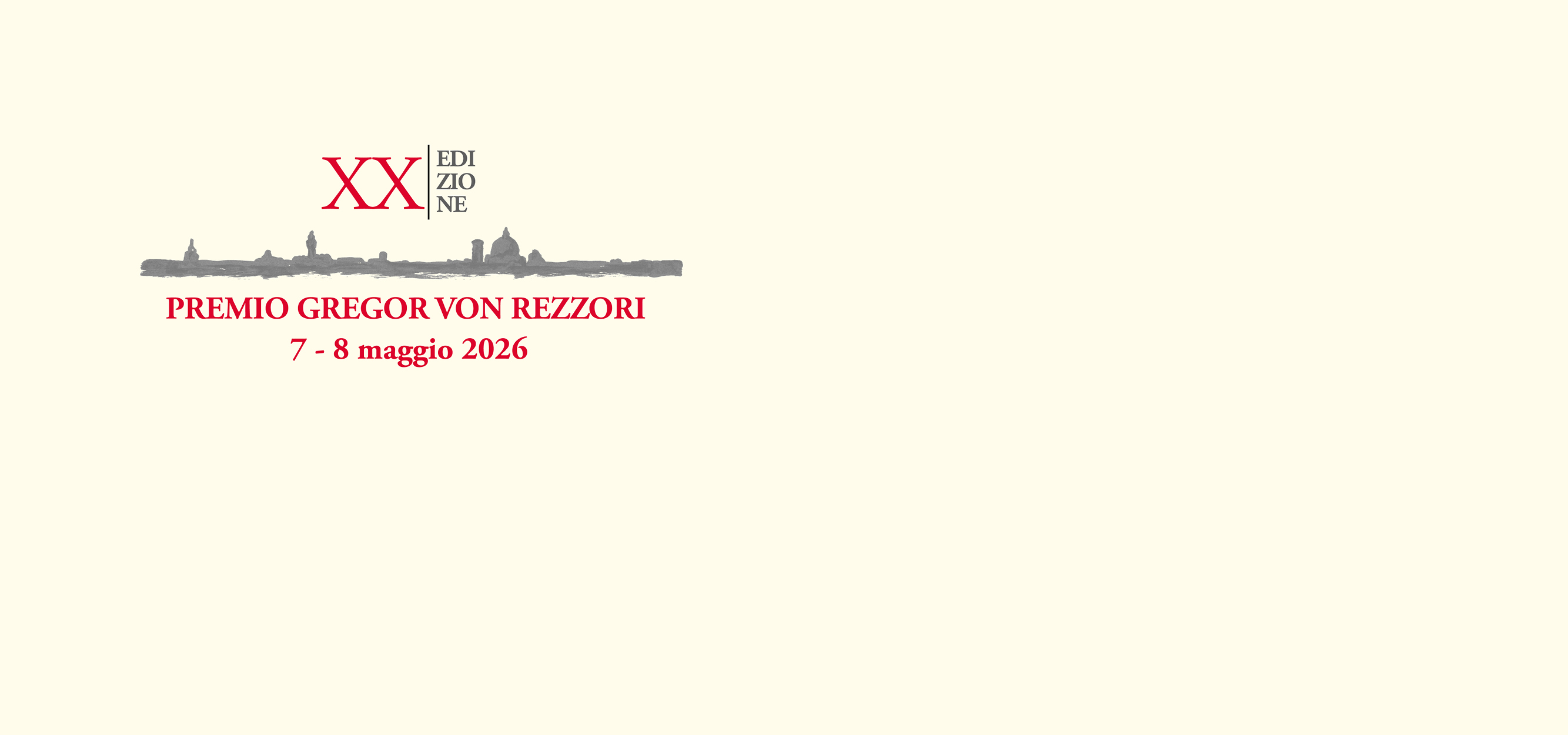 Banner Lectio magistralis Von Rezzori 2026