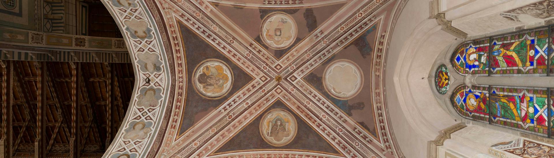 Le volte restaurate della Cappella Bardi Le volte restaurate della Cappella Bardi